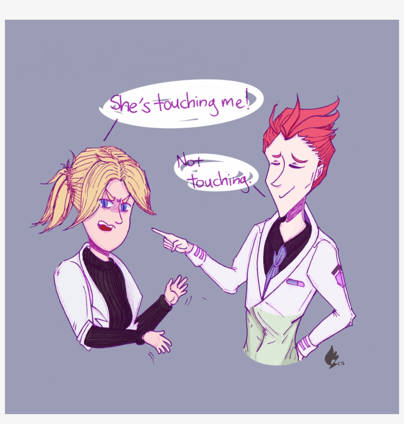 Tarr-apologist On Twitter - Overwatch Moira Mercy Fanart, transparent png download