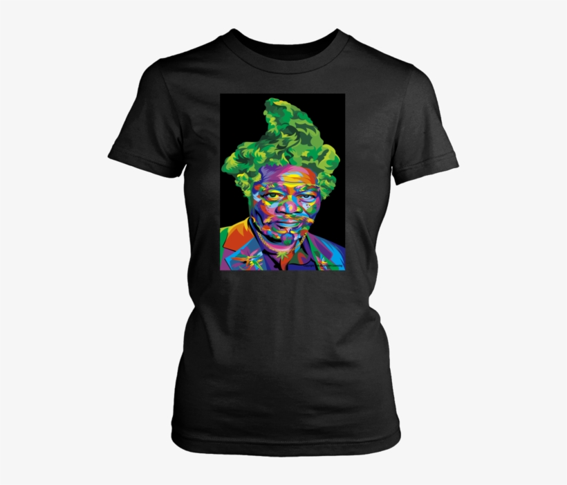 Morgan Freeman T Shirt Vintage Rasta T Shirt - Shirt, transparent png download