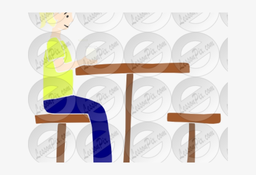 Picnic Table Clipart Illustration Png - Sitting, transparent png download
