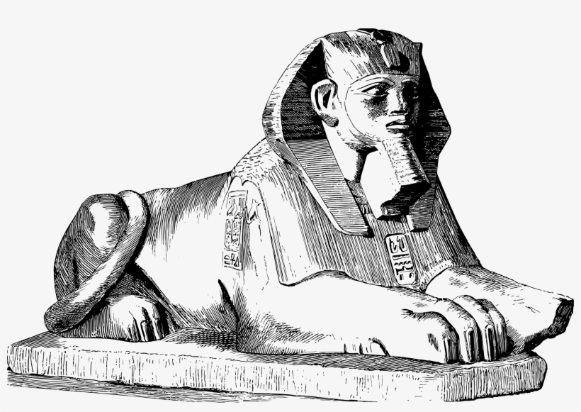 Big Image - Sphinx Sketch, transparent png download