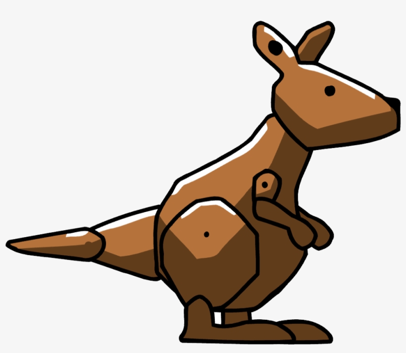 Kangaroo Clipart Brown - Scribblenauts Kangaroo, transparent png download