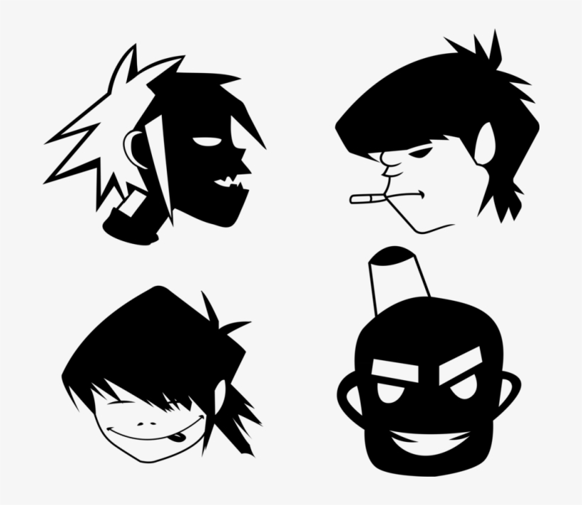 2 D Gorillaz, transparent png download
