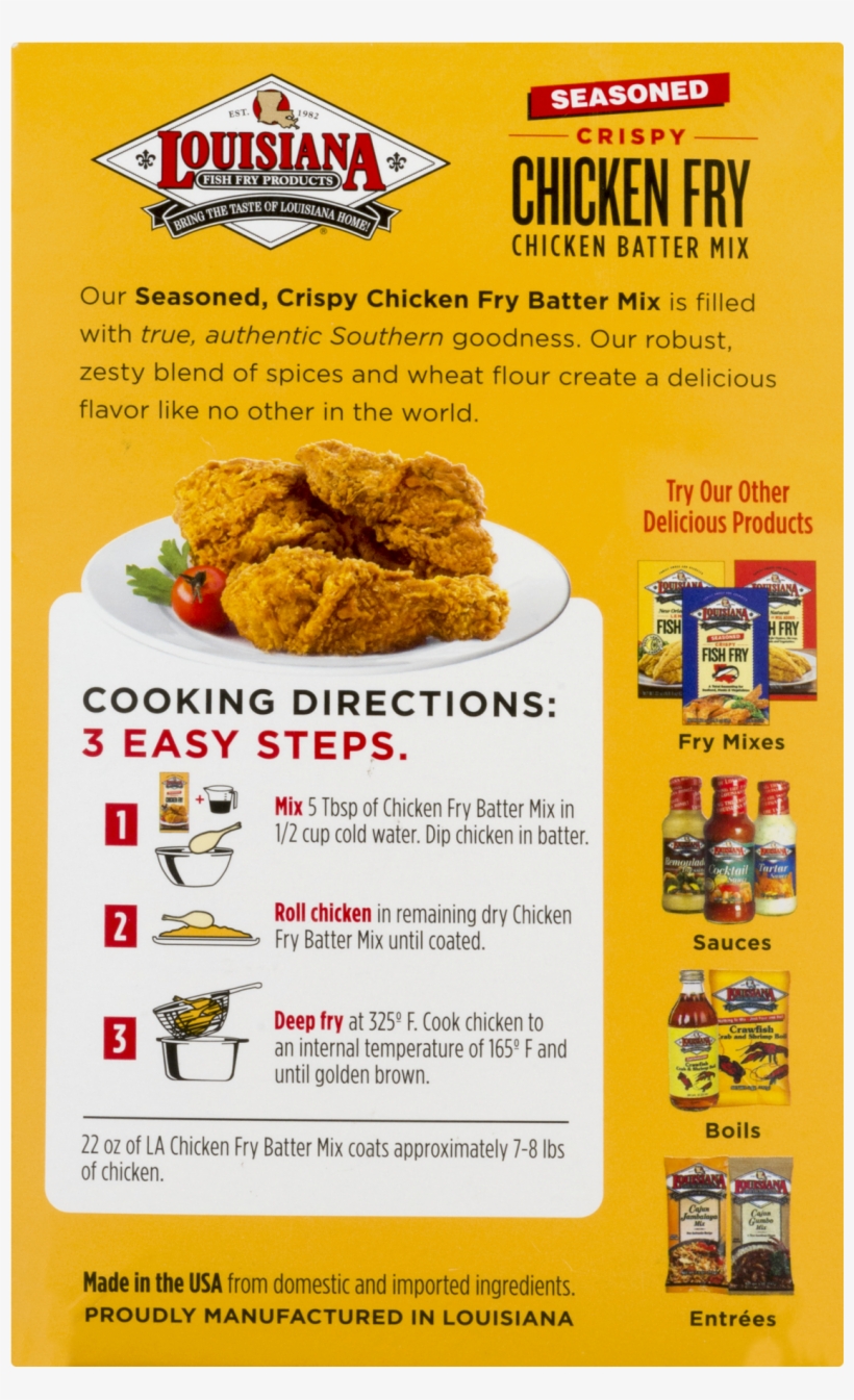 Louisiana Fish Fry Products - Bánh, transparent png download