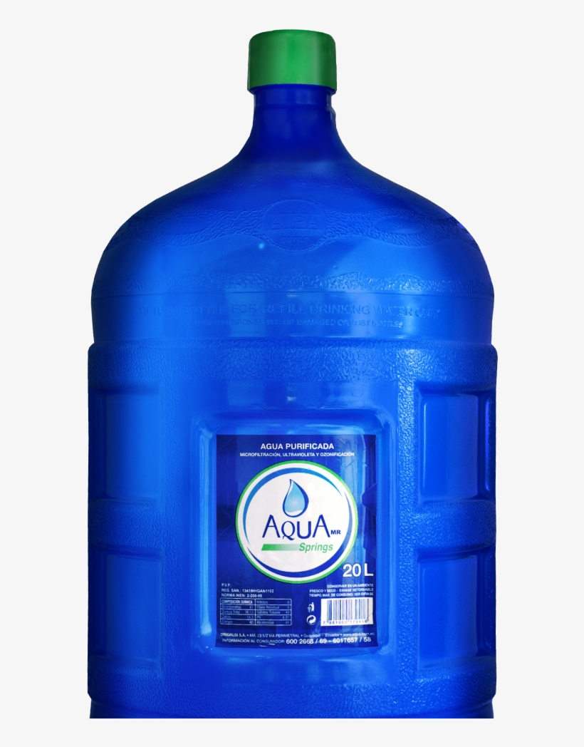 Aqua Springs Es Agua Purificada, Premium Y Saludable - Botellon De Agua Aqua, transparent png download