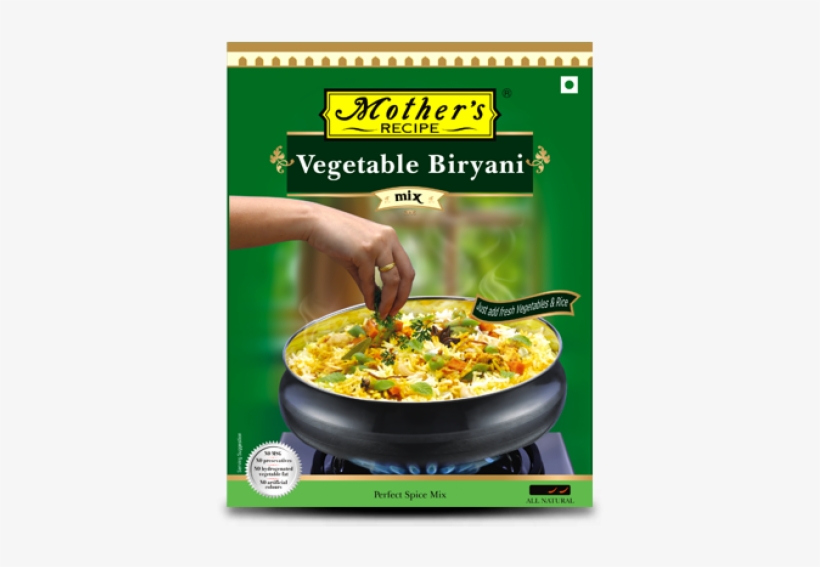 Mother's Recipe Vegetable Biryani - Mothers Recipe Ready To Eat, transparent png download
