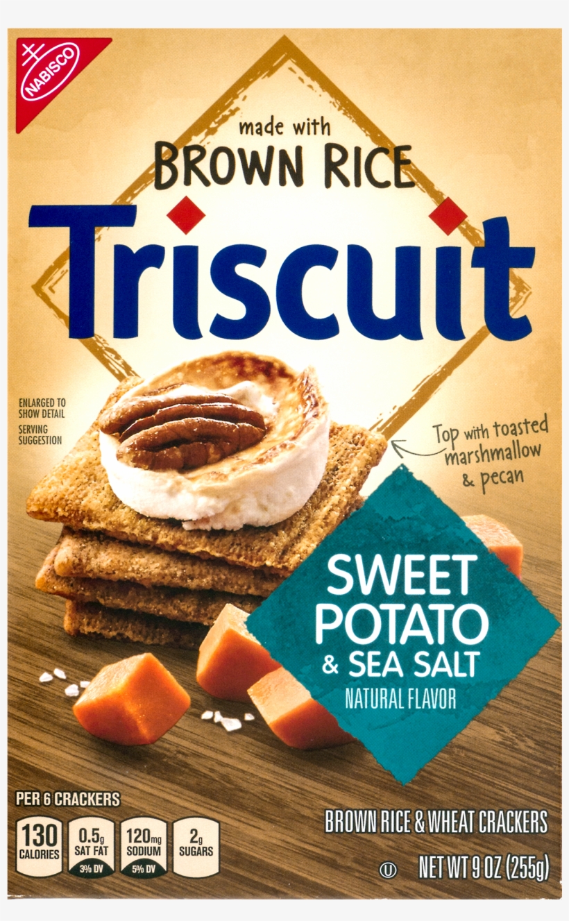Mondelez Triscuit Brown Rice Sweet Potato & Sea Salt - Triscuit Reduced Fat, transparent png download