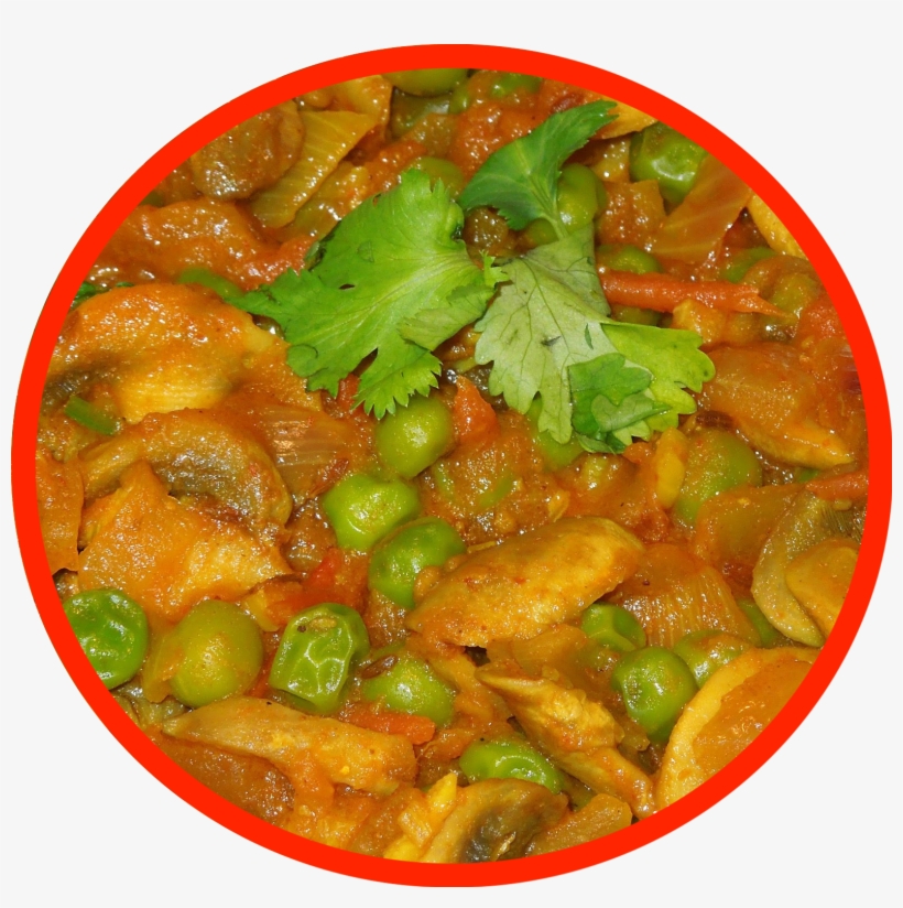 Aloo Matter - Matar Mushroom, transparent png download