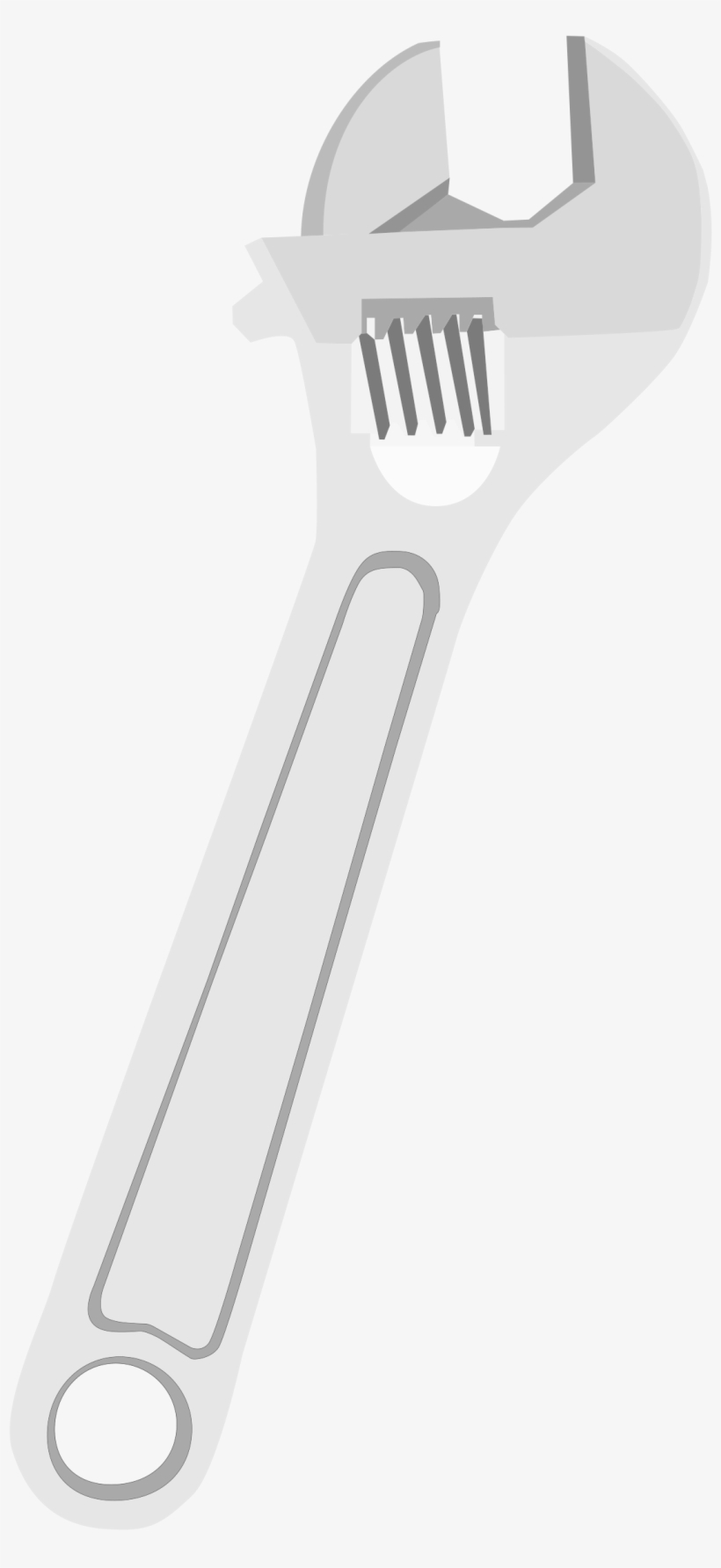 Spanner Png Transparent Images - Crescent Wrench Vector Png, transparent png download