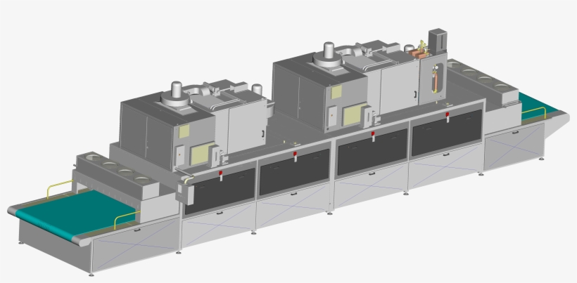 Example Of A Complete Rf Line For Latex Manufacture - Brutalist Architecture, transparent png download