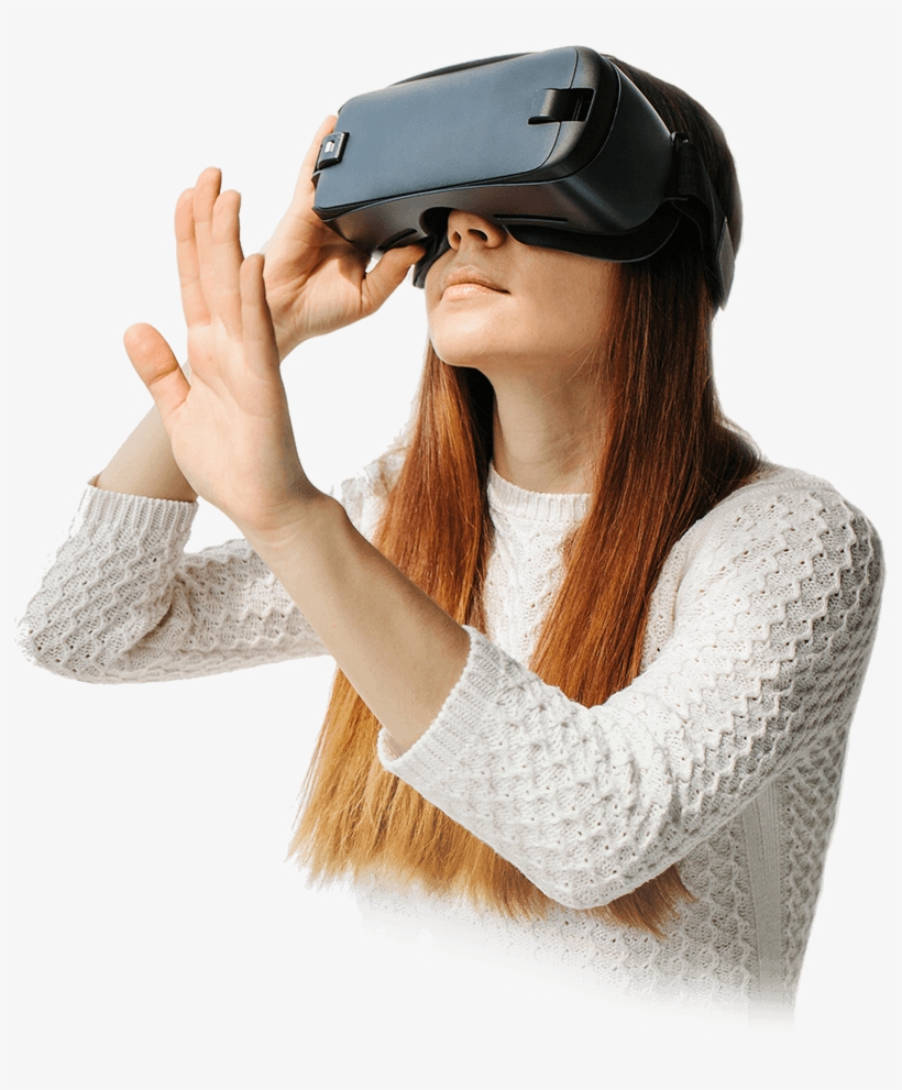 Immersed In This Virtual Environment, Trainees Can - Girl, transparent png download