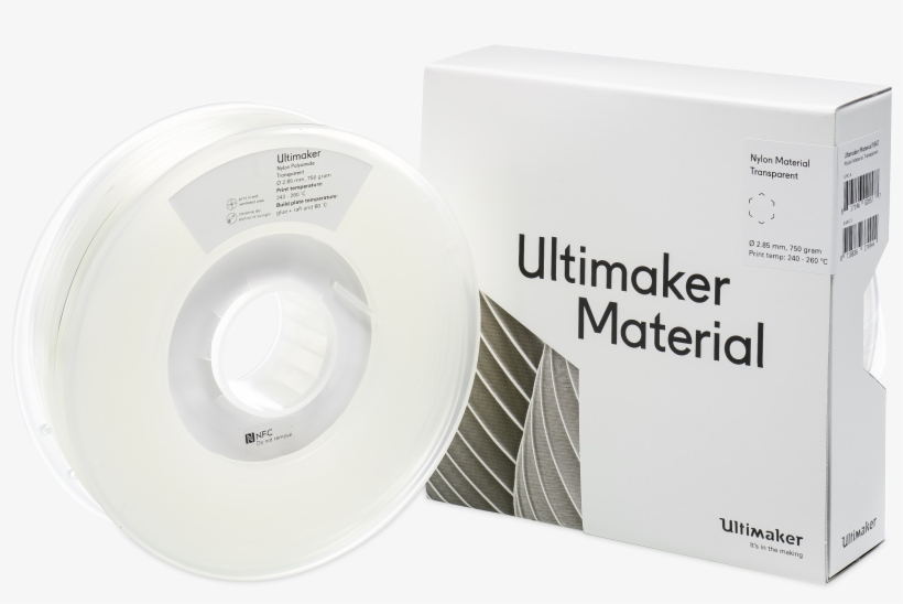 Overstock Ultimaker Nylon Transparent Filament - Ultimaker Pva, transparent png download