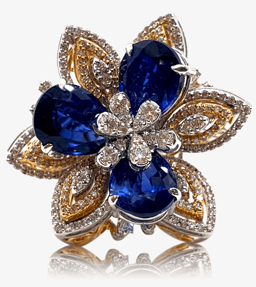 La-fleur Cocktail Ring - Diamond, transparent png download