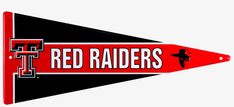 Texas Tech Red Raiders Pennant - Texas Tech Pennant Flags, transparent png download