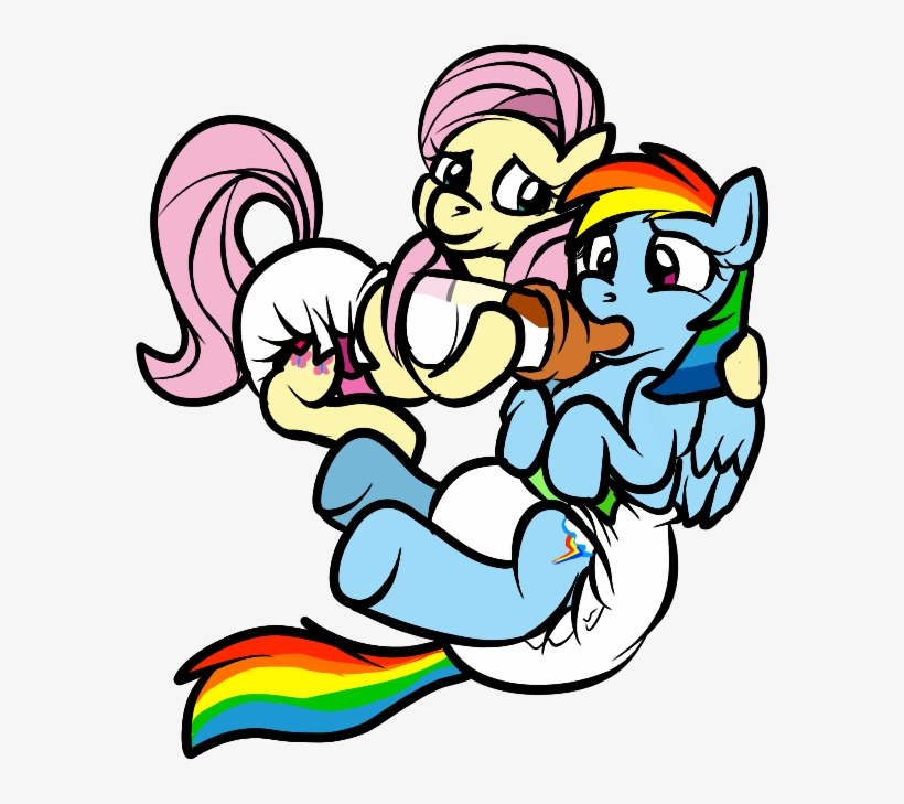 Uploaded - Mlp Diaper Rainbow Dash, transparent png download