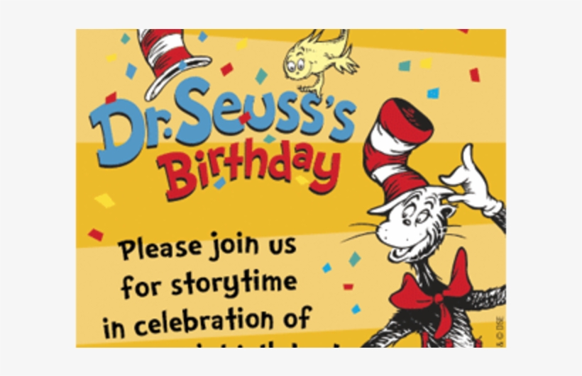 Seuss's Birthday Storytime At Books Inc - Dr Seuss's Birthday, transparent png download
