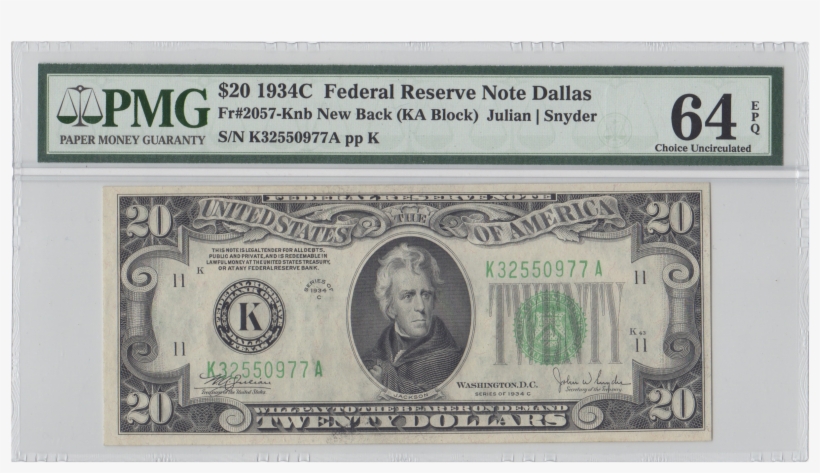20 Dollar Bill Png - 20 Us Dollar, transparent png download