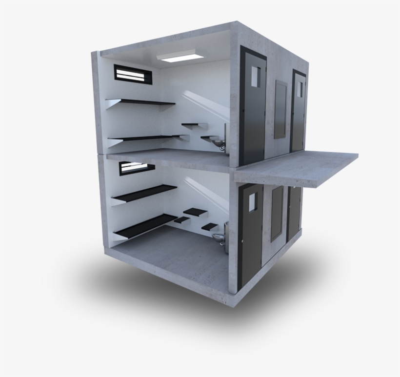 Jail And Prison Cells - Texas Mountain View Prison Cells, transparent png download