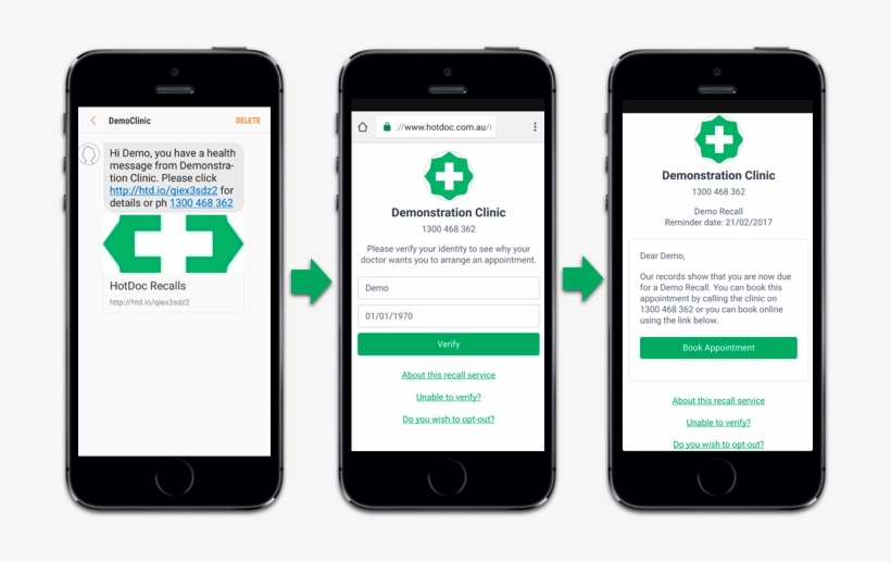 If A Patient Phones And They Haven't Clicked The Link, - Iphone 6 Sms Screen, transparent png download
