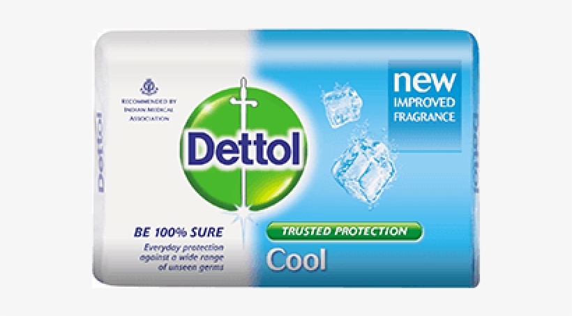 Dettol Bathing Soap - Dettol Bathing Soap Cool 125 Gm, transparent png download