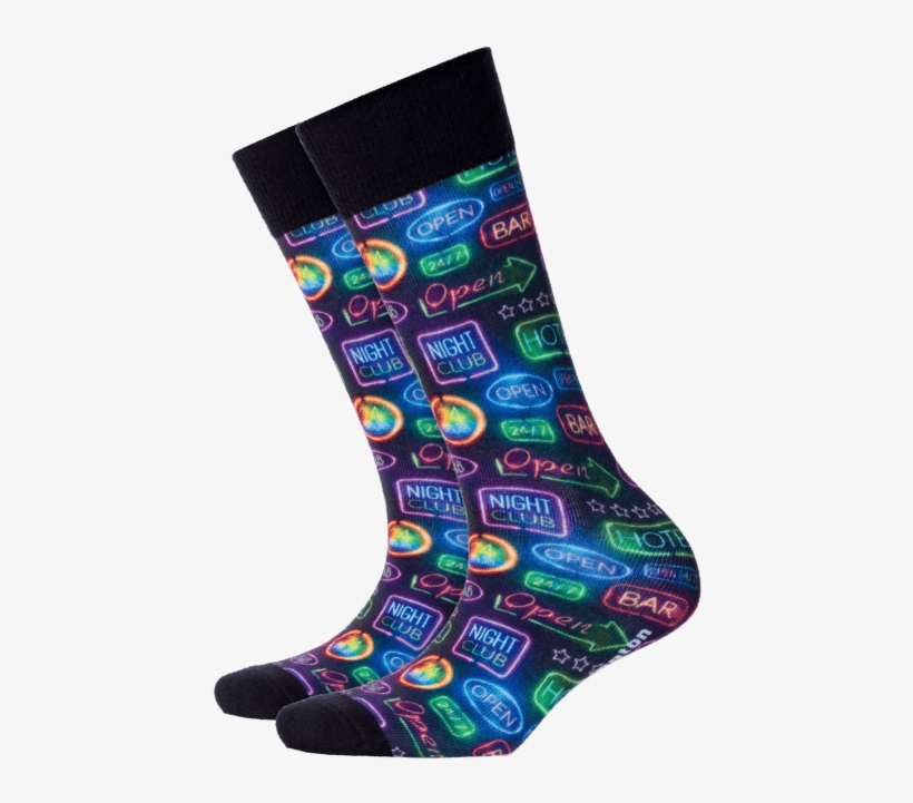 Neon Lights Women Socks Neon Lights Women Socks - Burlington Black Other Pattern Cotton Adult Neon Lights, transparent png download