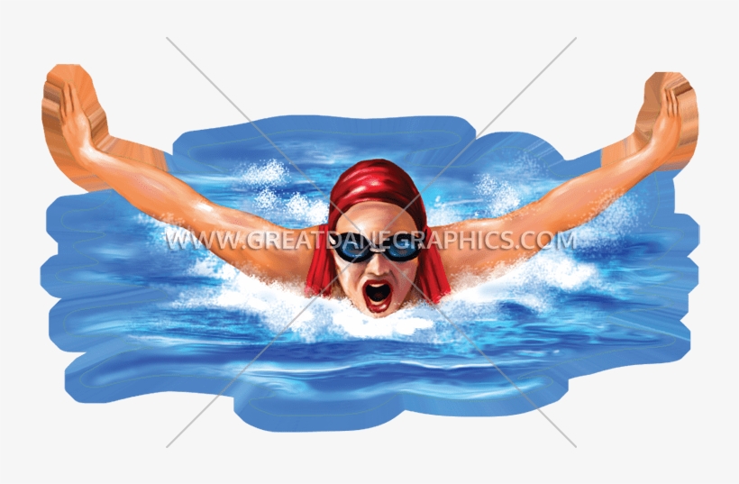 Swimmer Png - Butterfly Stroke, transparent png download