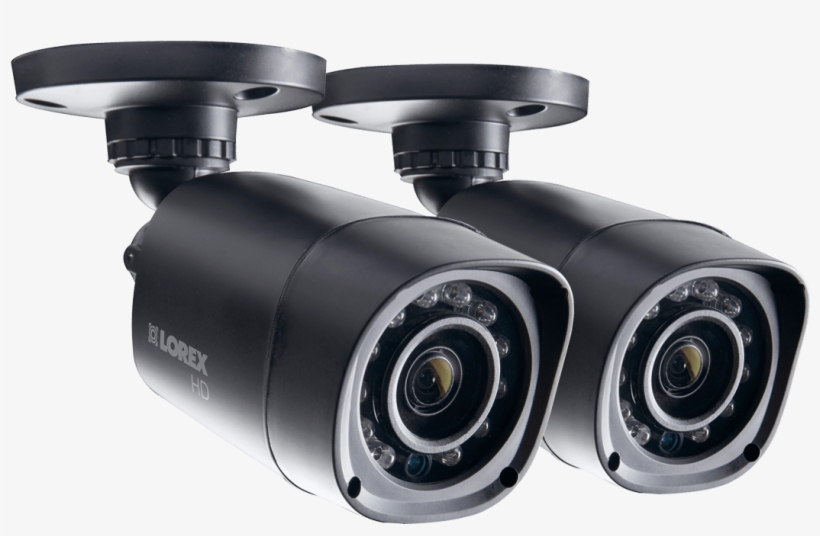 720p Hd Weatherproof Night Vision Security Camera - Closed-circuit Television, transparent png download