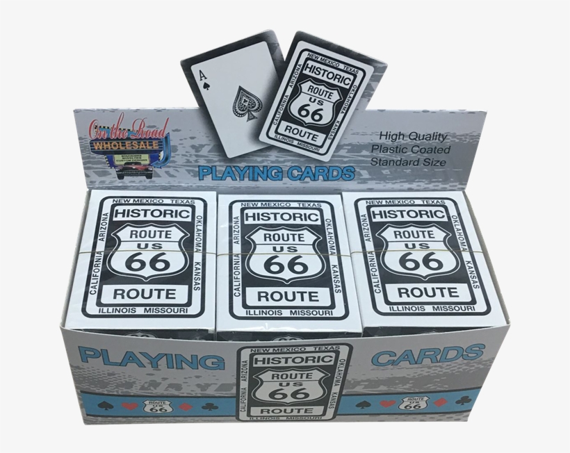 Route 66 Eight States Playing Cards - Poker, transparent png download