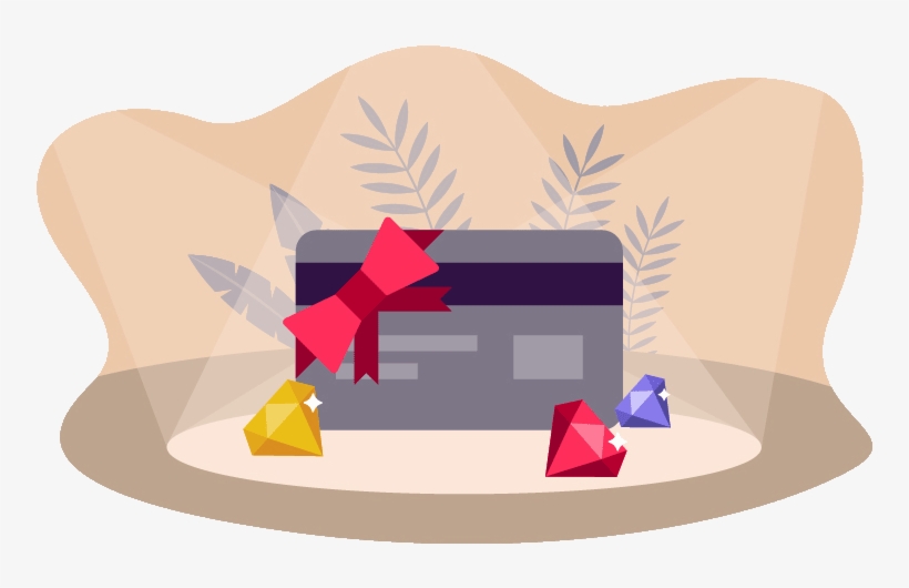 Credit Card Casino - Illustration, transparent png download