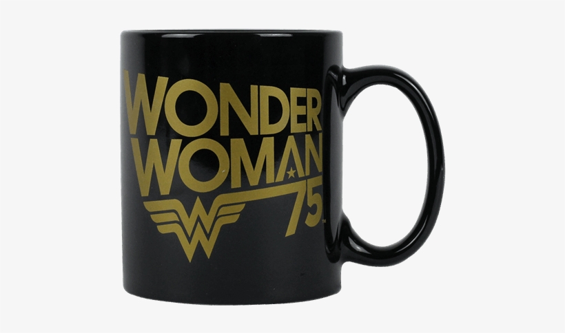 Wonder Woman 75th Anniversary Gold Foil Mug - Mug, transparent png download