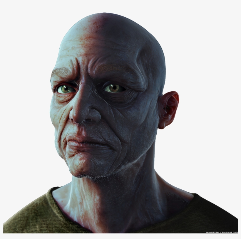 Angry Old Man Photo - Close-up, transparent png download