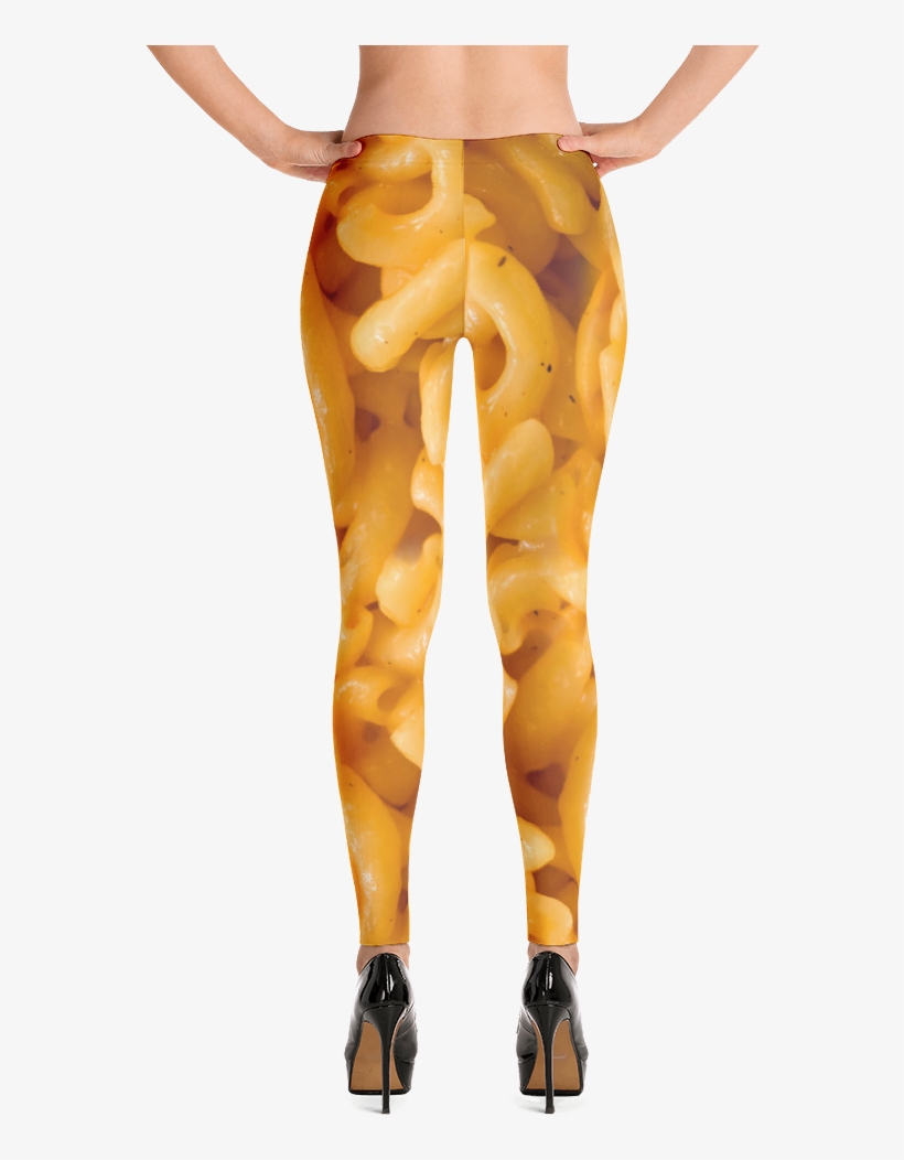 Women's Mac 'n Cheese Leggings - Burberry Leggings, transparent png download