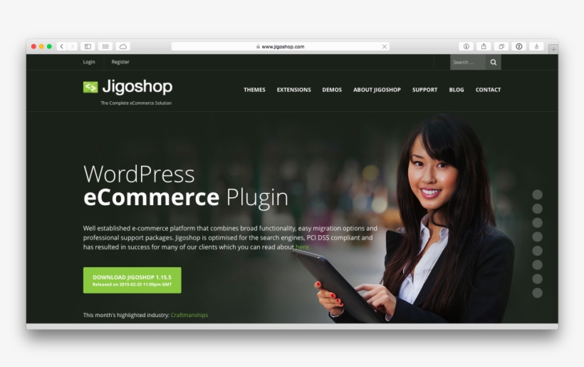 Jigoshop - Website, transparent png download