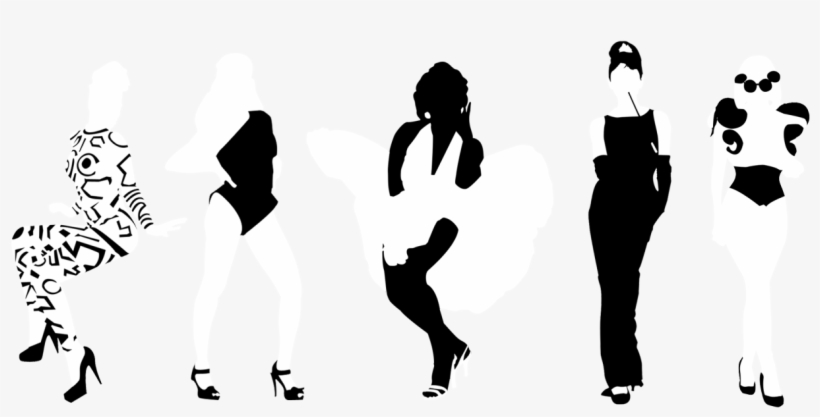 Transparent Fashion Icons - Silhouette, transparent png download