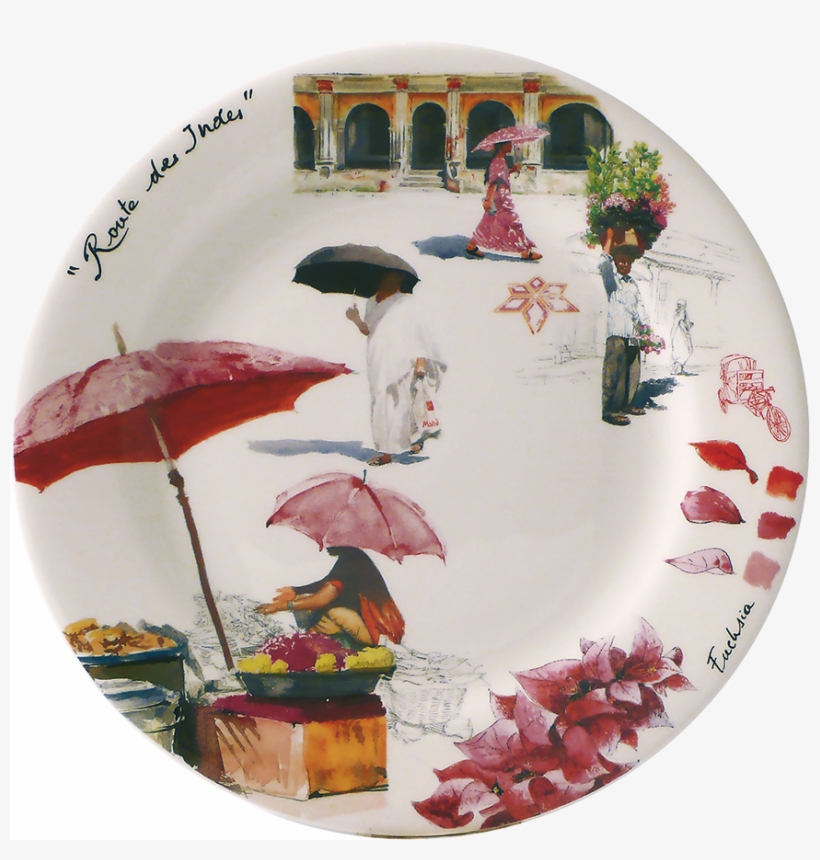 4 Dessert Plates Assorted, transparent png download
