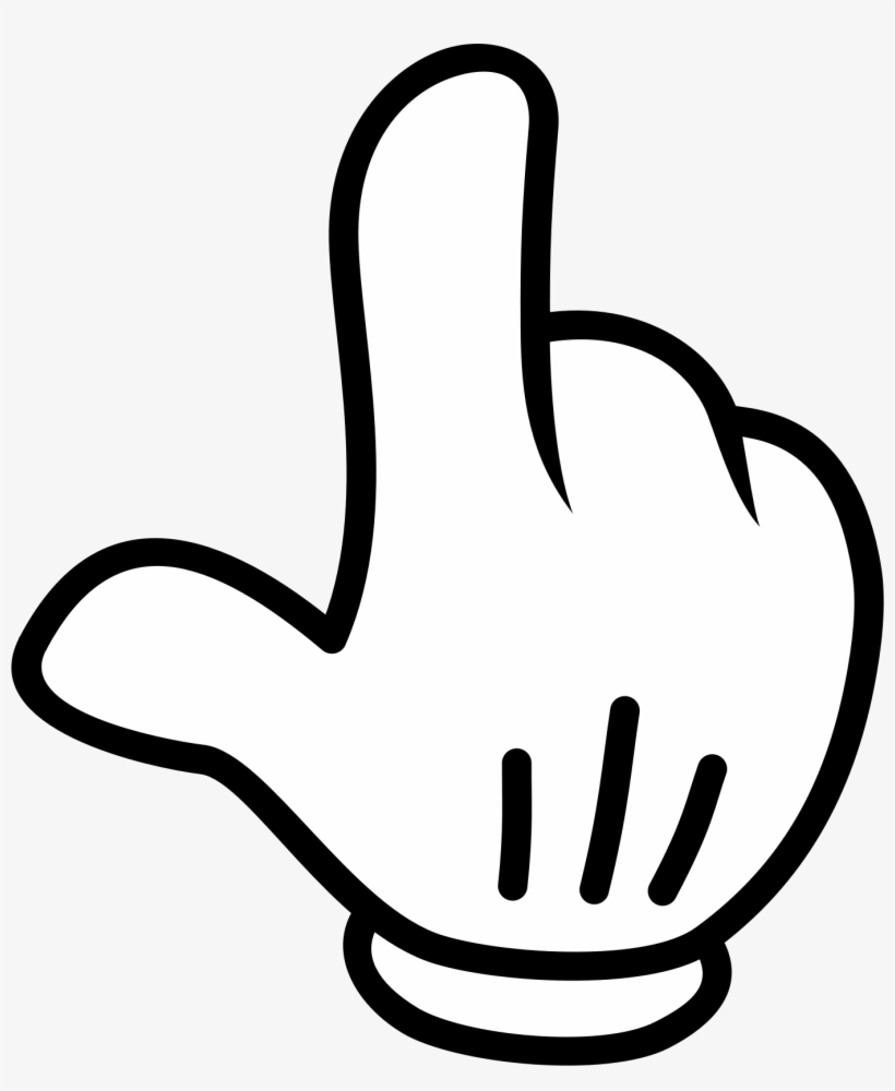Point Nog Icons Free Mickey Hand Png Image Transparent Png Free Download On Seekpng