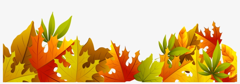 Falling Clipart Fall Decoration - Fall Leaves Png Border, transparent png download