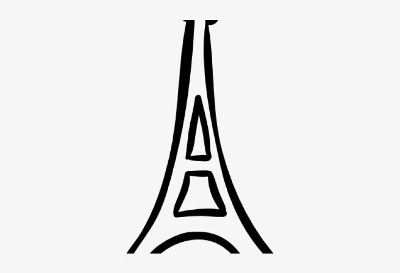 Drawn Eiffel Tower Hand - Monument, transparent png download