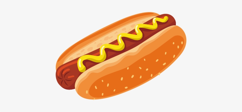 Clipart Black And White Brunch Clipart American Breakfast - Hotdog Clip Art, transparent png download