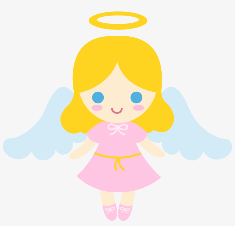 Angels Clip Art Free Image Buscar Con - Girl Angel Cartoon Clipart, transparent png download