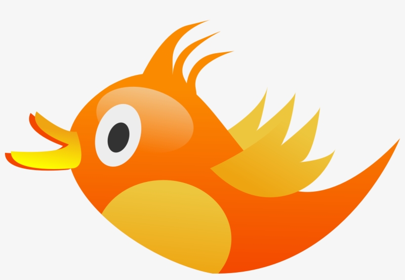 Graphic Library Download Clipartist Net Clip Art Bird - Tweet Bird, transparent png download