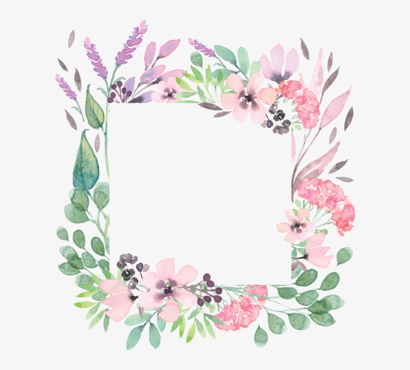 Marcos Para Word Png Flores, transparent png download