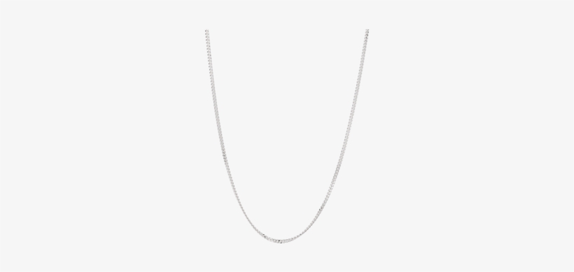 Silver Curb 22 Inch Necklace - Beach Sky, transparent png download