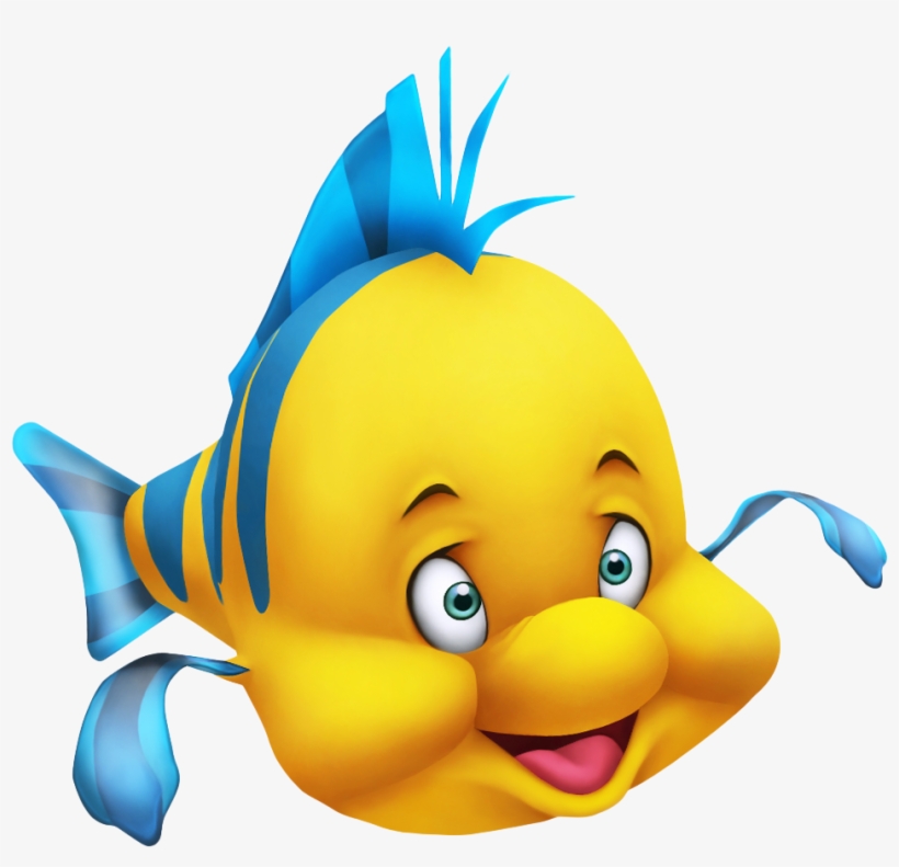 Little Mermaid Flounderpng Clipart Picture - Little Mermaid Clip Art Png, transparent png download