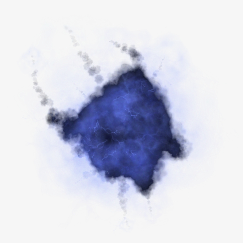 Blue Effects Fantasy Lightning Shadow Light Dark Darkne - Sketch, transparent png download