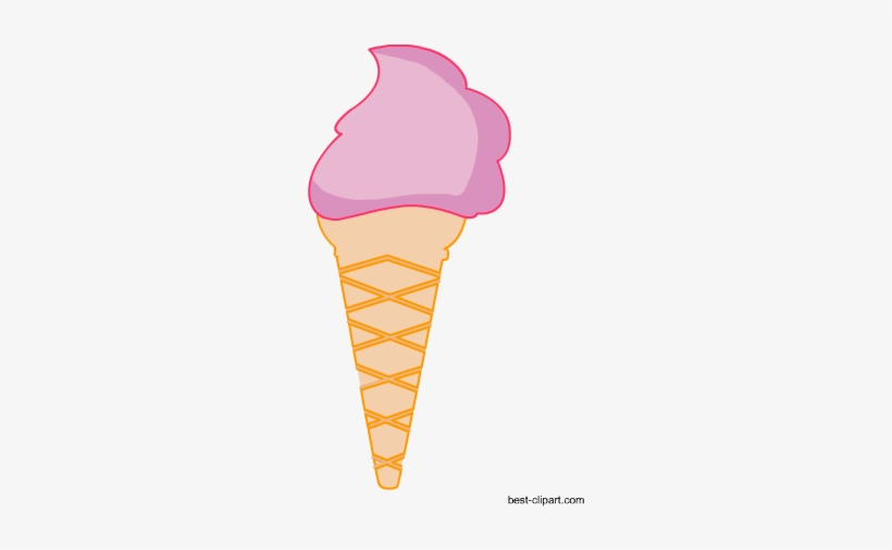 Free Ice Cream Cone Clip Art - Clip Art, transparent png download