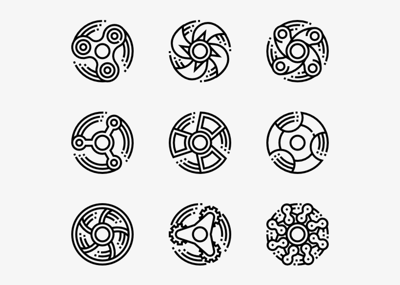 Fidget Spinner - Vetor Logo De Limpeza, transparent png download