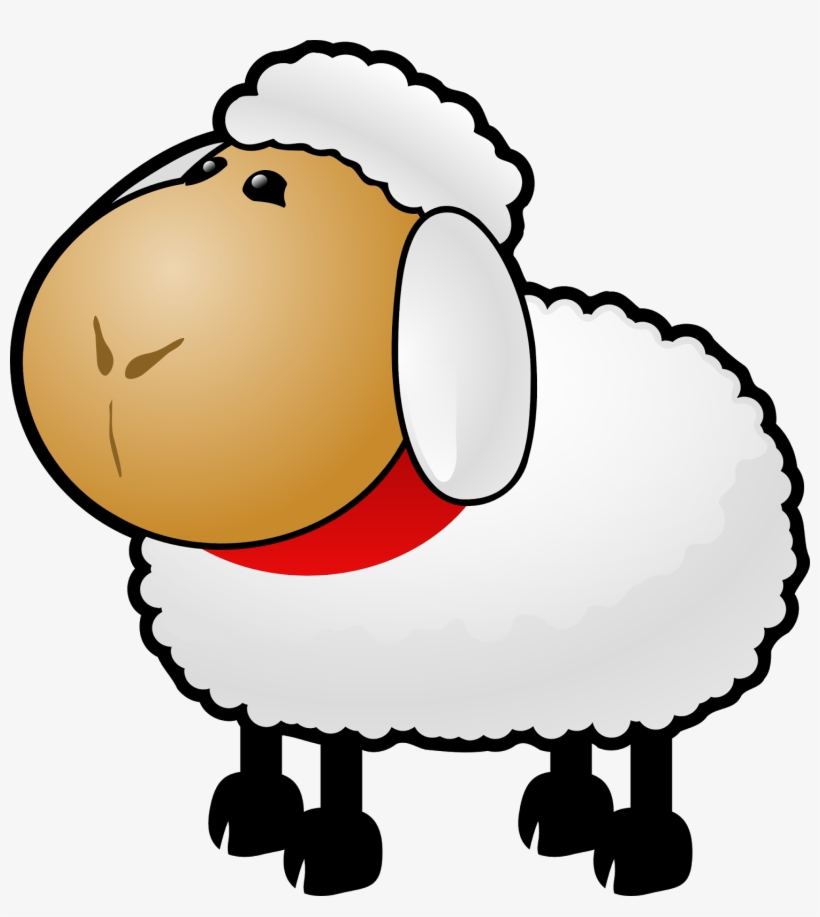 #superowca - Sheep Clip Art, transparent png download