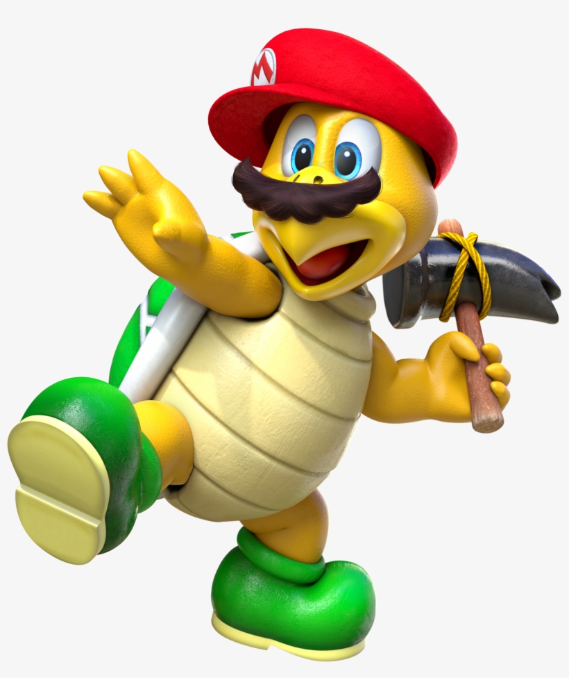 File Size - Super Mario Odyssey Hammer Bro, transparent png download