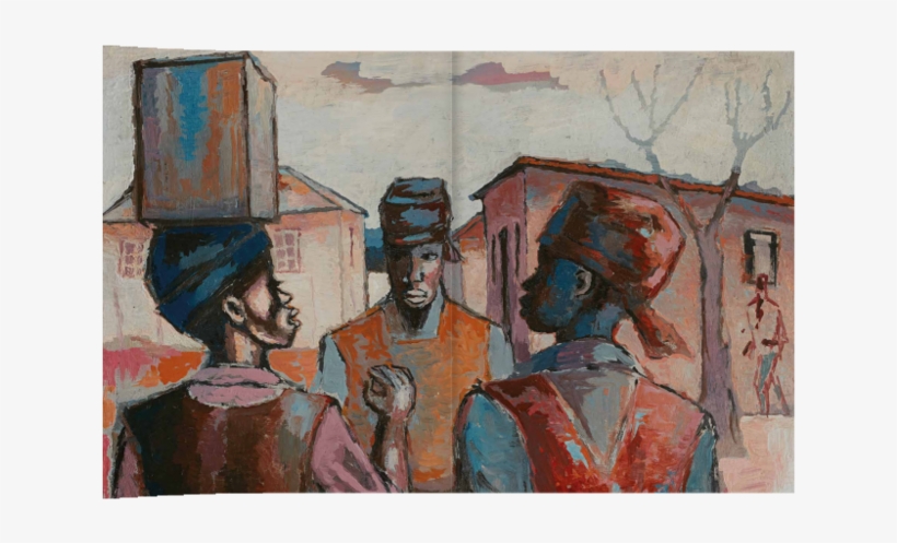 Group Talking, By Gerard Sekoto - Artist, transparent png download