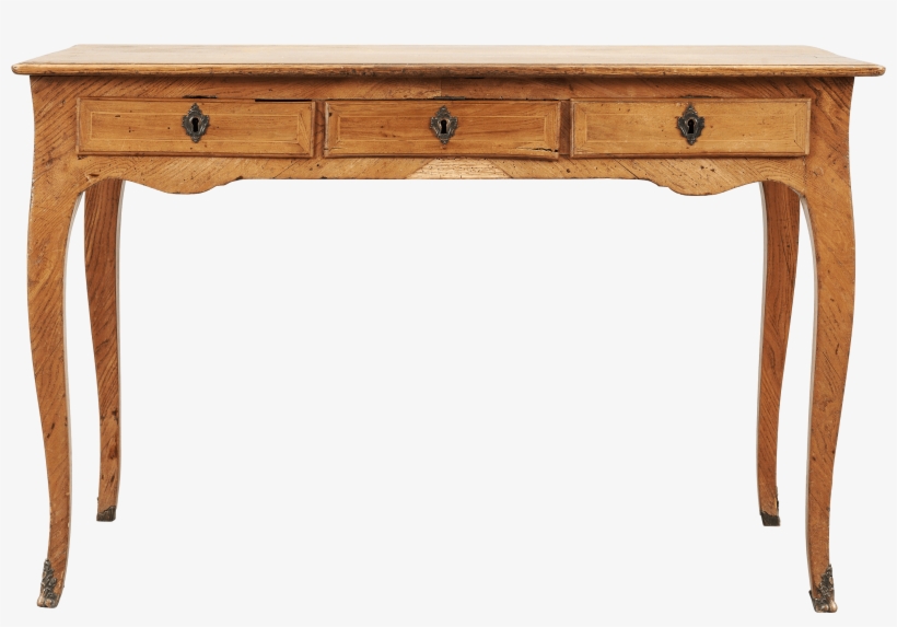 Wood Desk Png Image Black And White - Table Png, transparent png download